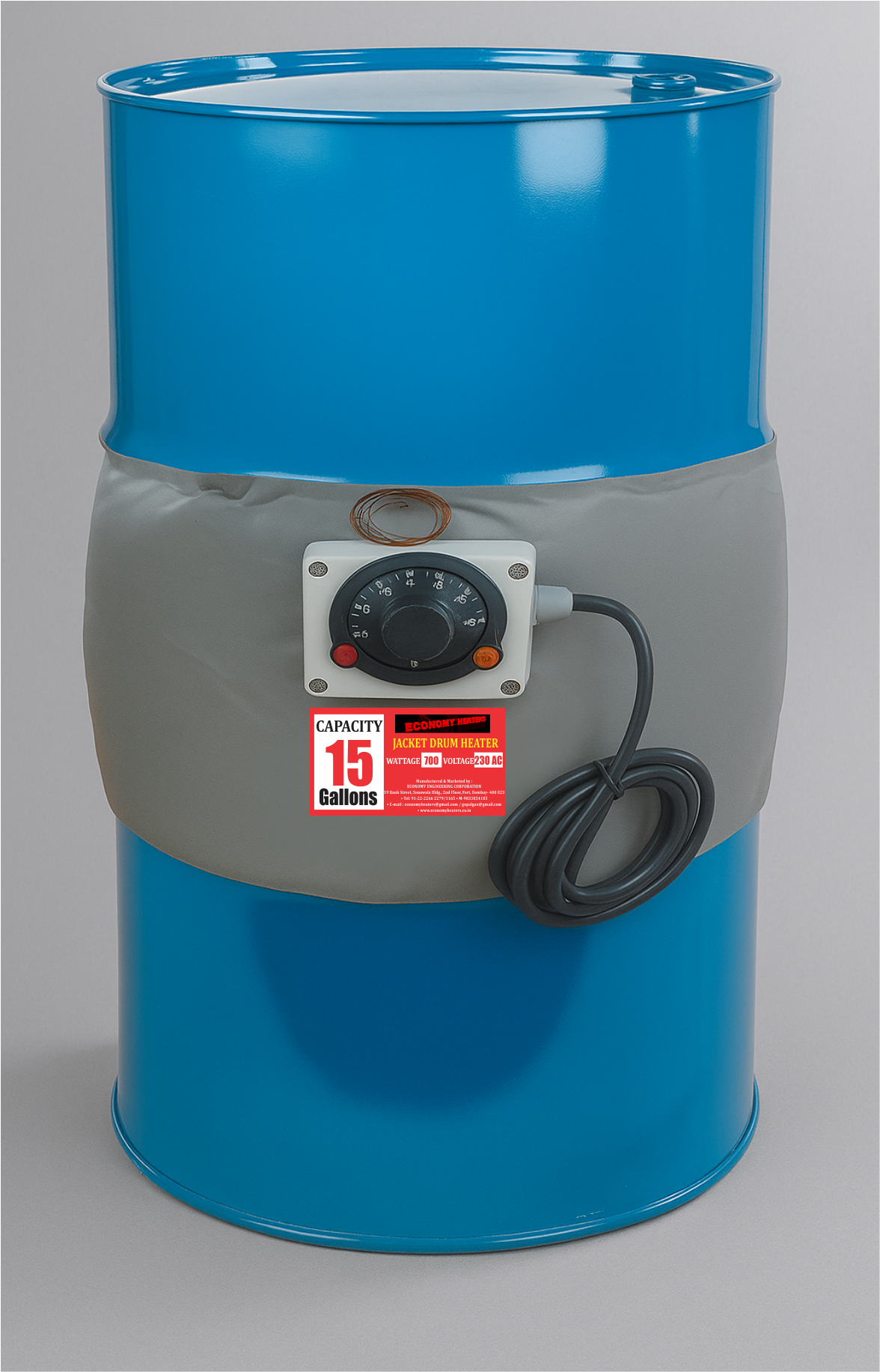 15 gallon belt type drum heaters